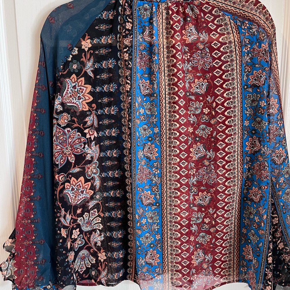 Zara Patchwork Blouse - image 6